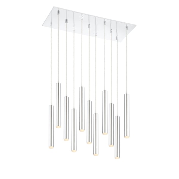 Z-Lite Forest 11 Light Island/Billiard, Chrome & Chrome 917MP12-CH-LED-11LCH - main